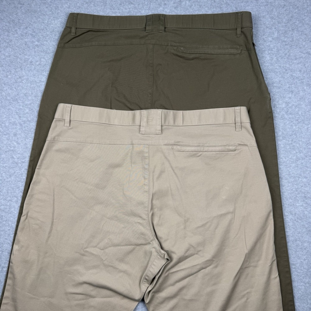 Fabletics Only Any-Wear Pants Mens 38x32 Good Stretch Performance Chino Lot Of 2